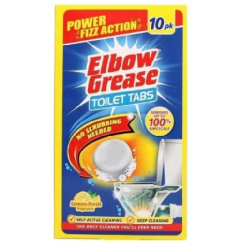 Таблетки для чистки унитаза Elbow Grease Лимон, 10 шт х 30 г